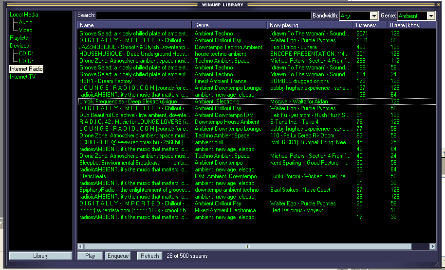 winamp 2.9 library
